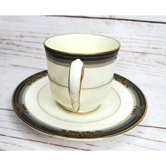 Vintage Noritake Spell Binder #9733 Teacup and Saucer Set - Mint Condition - Picture 3 of 12